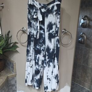 Eesome Monochrome Tie-Dye Jumpsuit